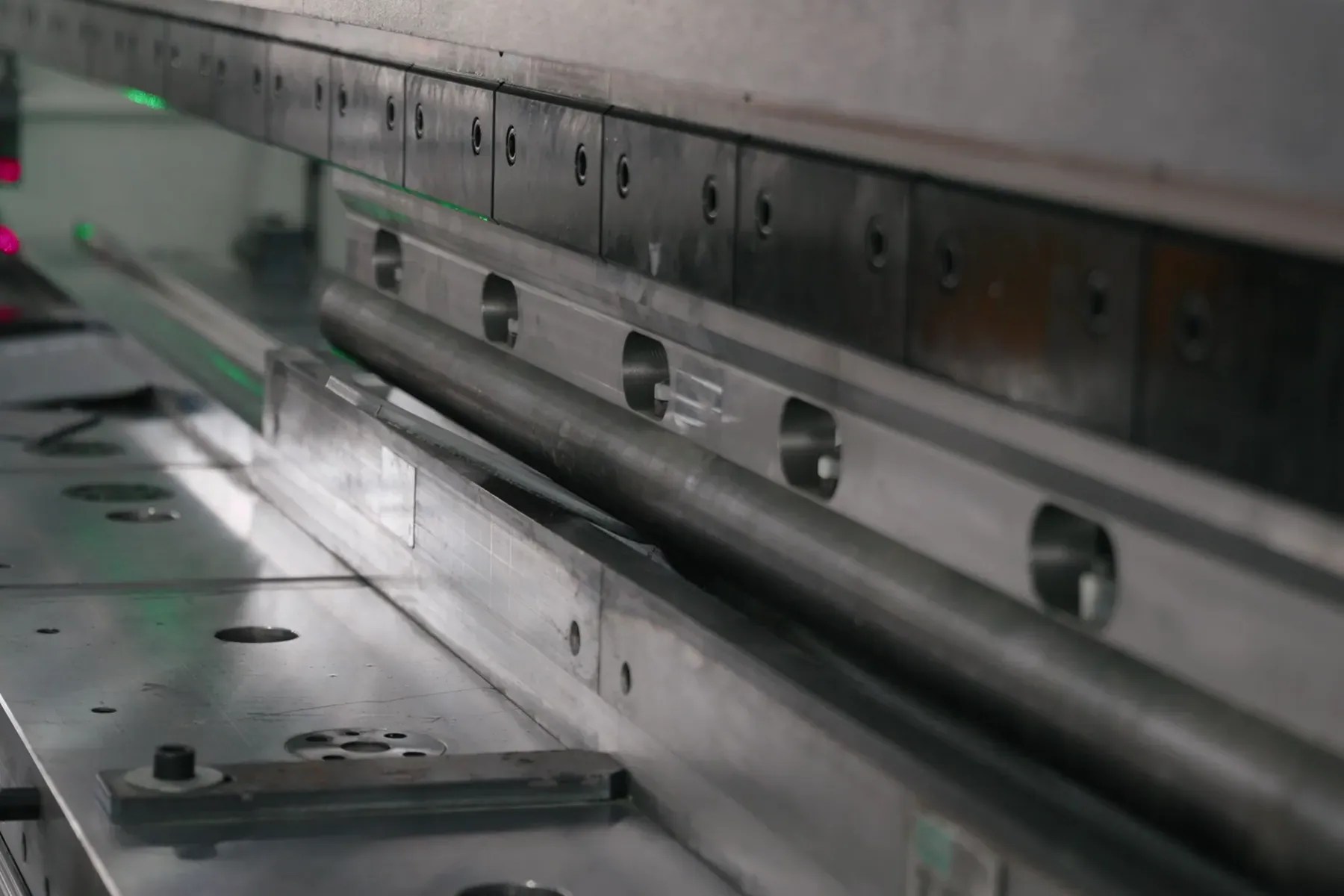 CNC press brake forming armour plate